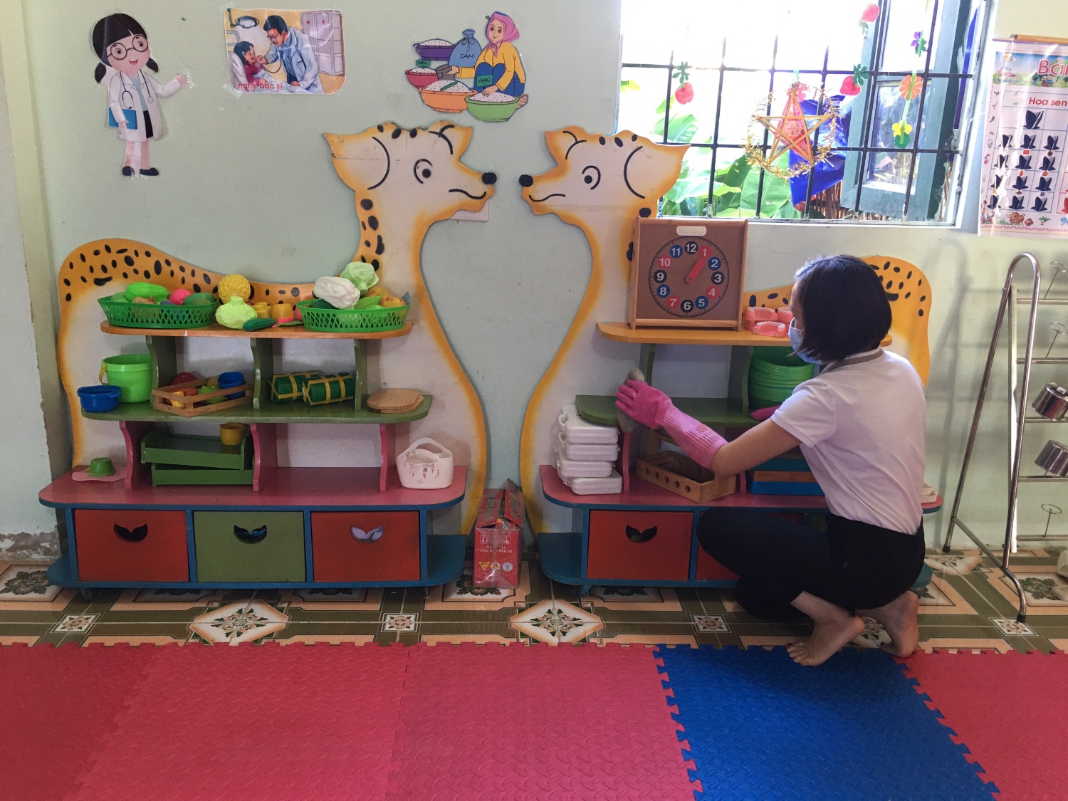 CÔNG TÁC TUYÊN TRUYỀN PHÒNG CHỐNG DỊCH BỆNH COVID -19 TẠI TRƯỜNG MẦM NON THANH BÌNH